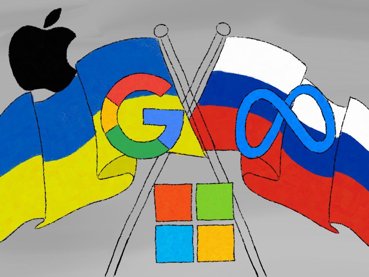 Big Tech intervenes in Russian-Ukrainian conflict