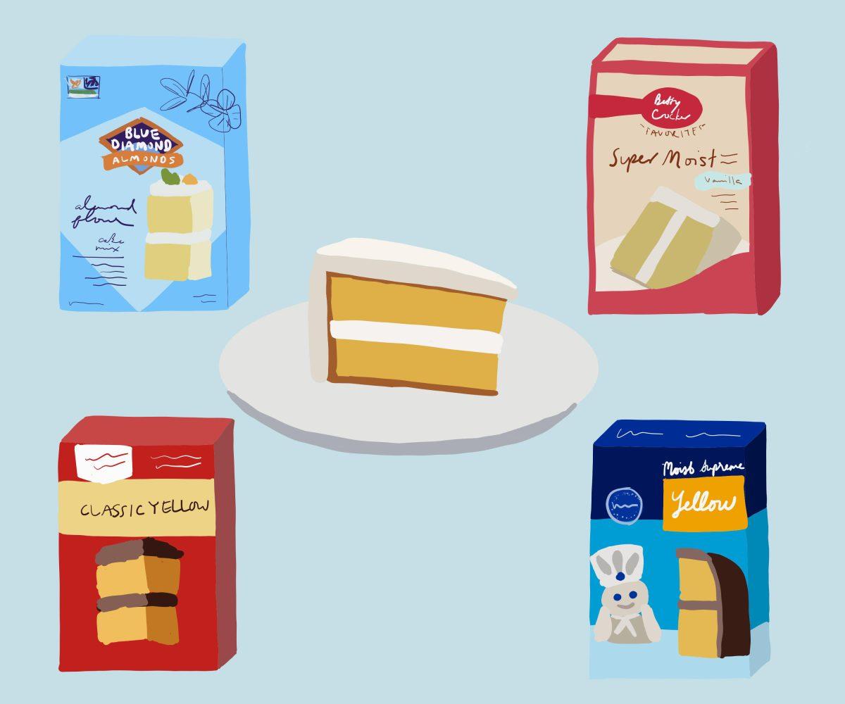 Battle of the boxed cake mixes