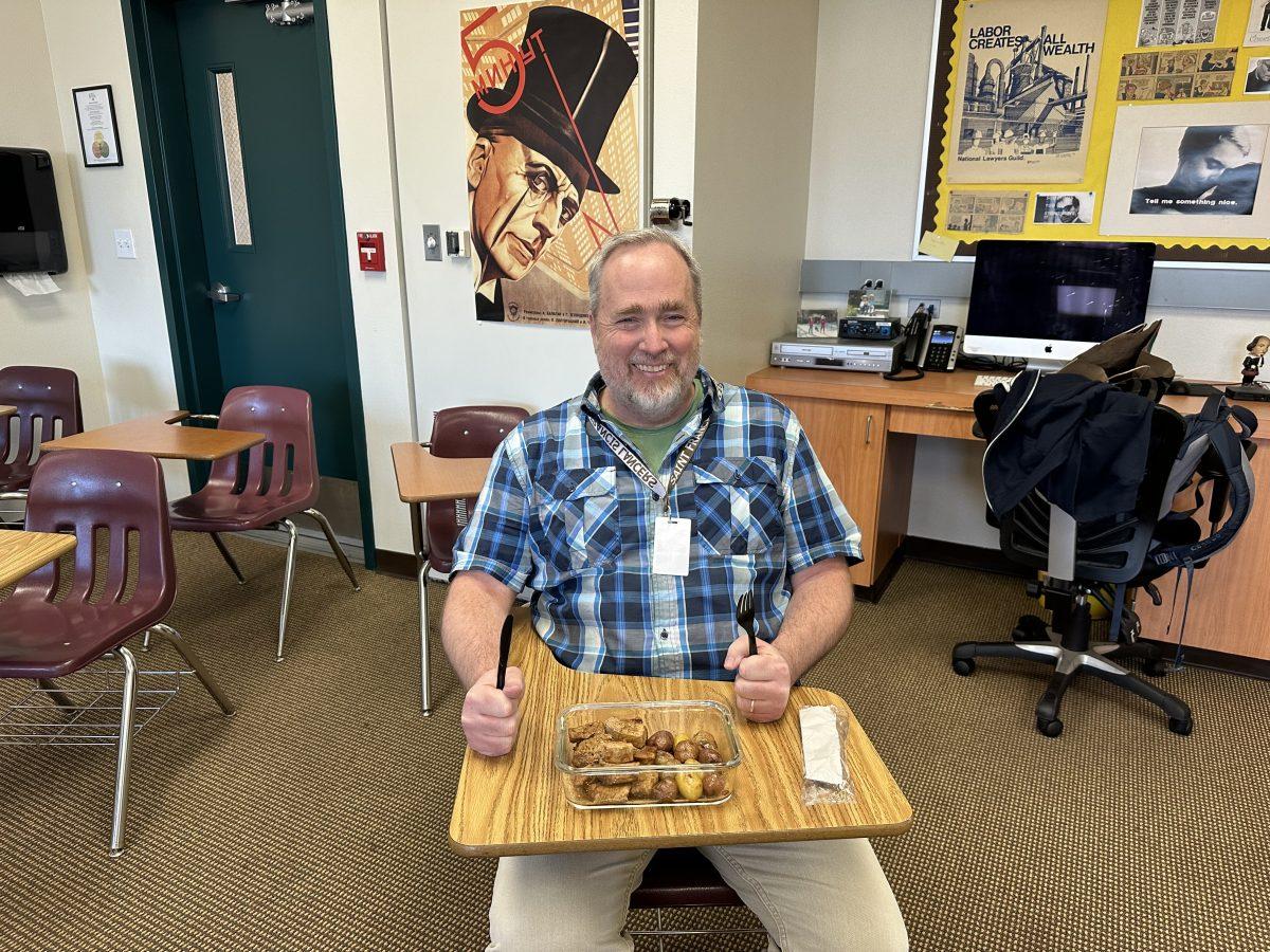 At the Teacher’s Table: vinha d’alhos with Mr. Carroll