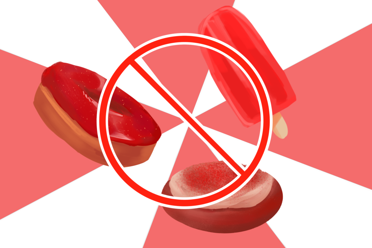 A selection of foods containing Red Food Dye 3 are now banned.