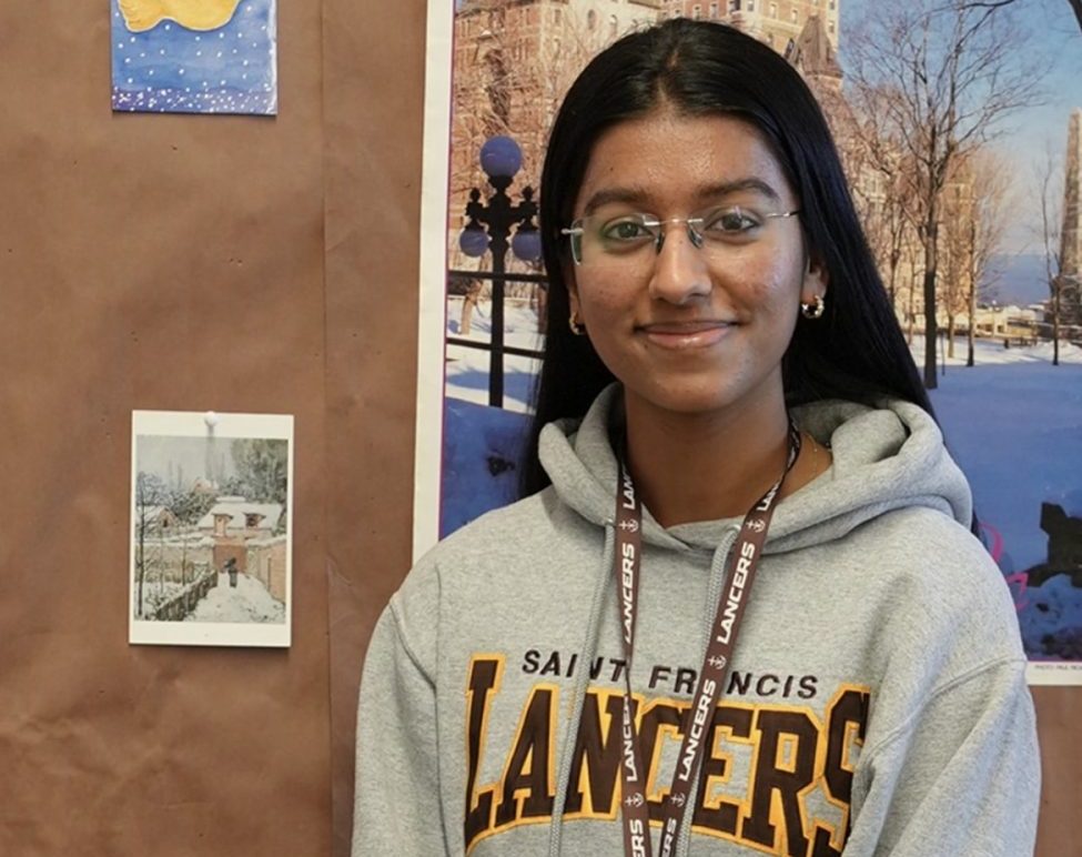 Neha Pandya smiles for the camera.