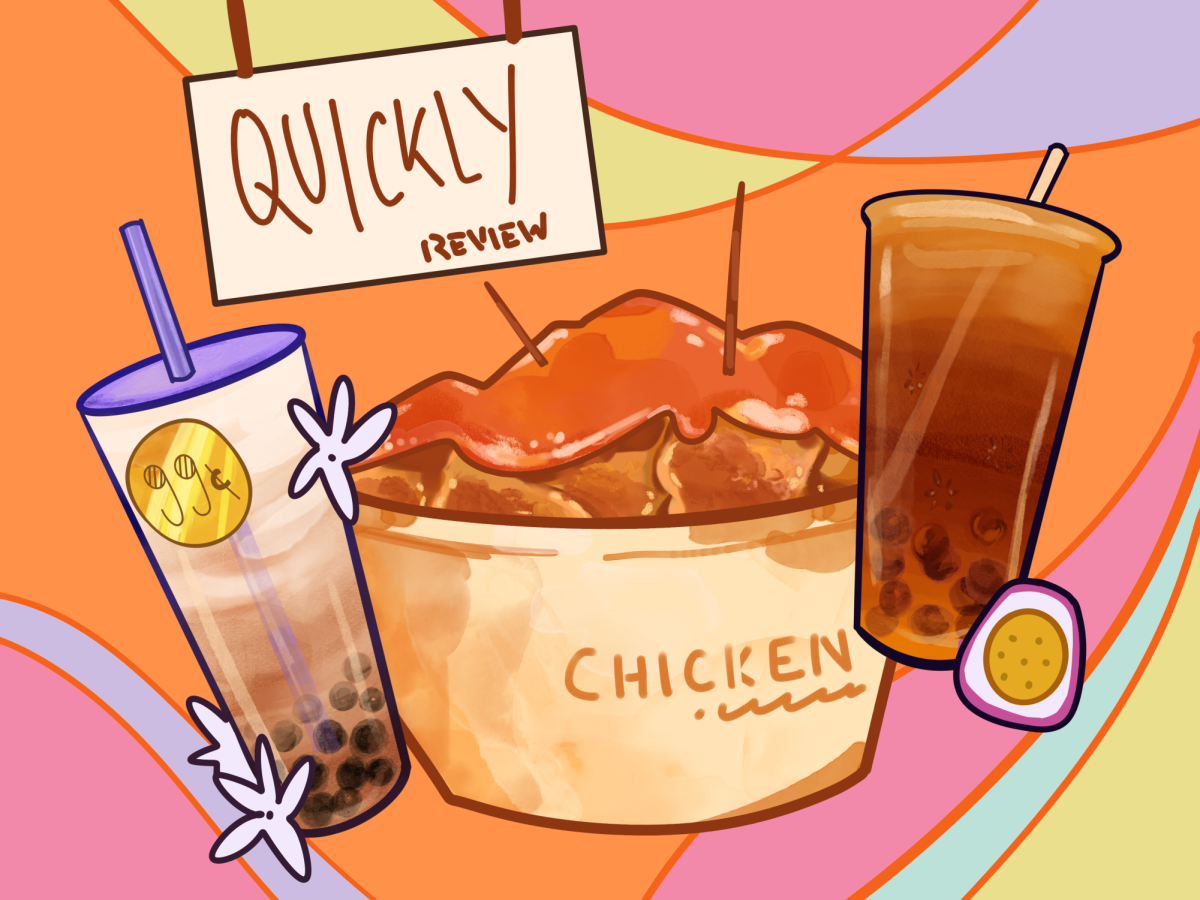 A stylistic rendering of Quickly's delicious offerings. 