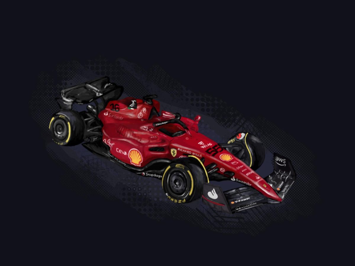 A F1 car for Ferrari.